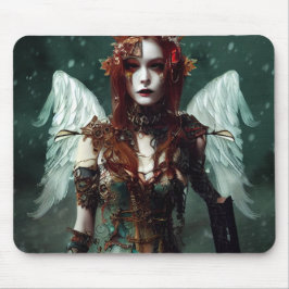 Cyber Punk Angel_Digital Art Mouse Pad Mousepad