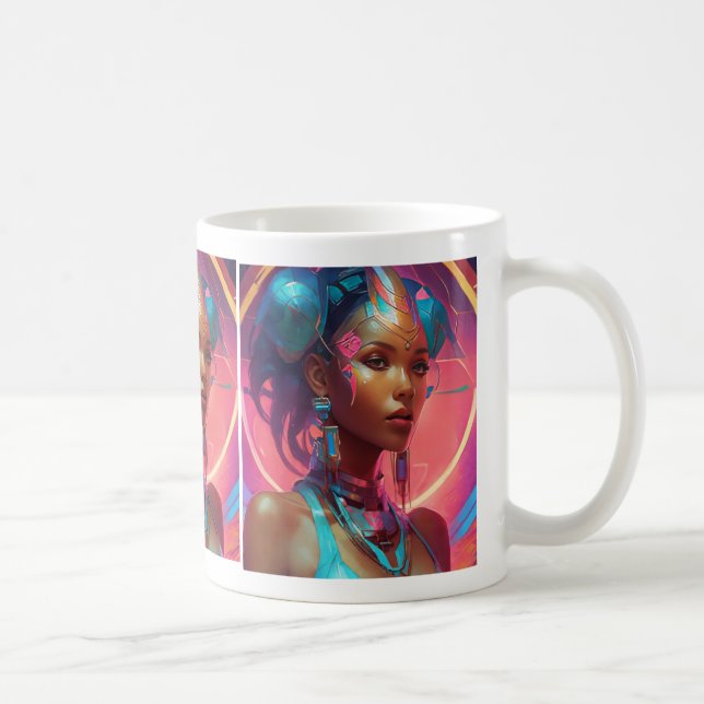 Cyber Queen Kaffeetasse (Rechts)
