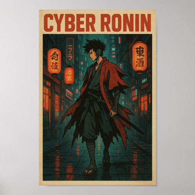Cyber Ronin Poster (Vorne)