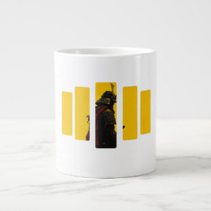 Cyber Samurai Japanischer Krieger Bushido Kunst Jumbo-Tasse