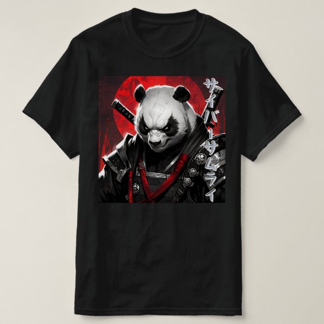 "Cyber ​ ​ Samurai" T-Shirt (Design vorne)