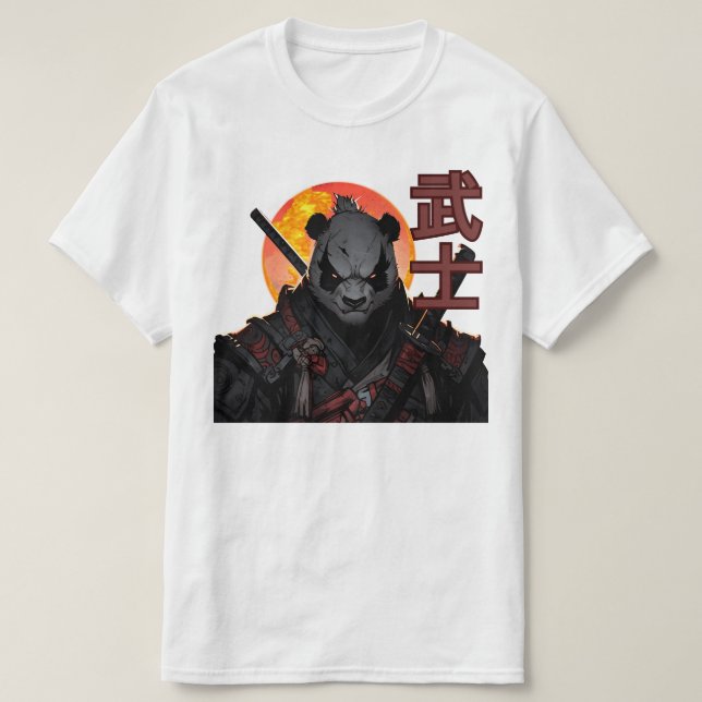 "Cyber ​ ​ Samurai" T-Shirt (Design vorne)