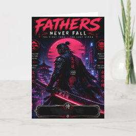 Cyber Samurai Vaterkarte Karte