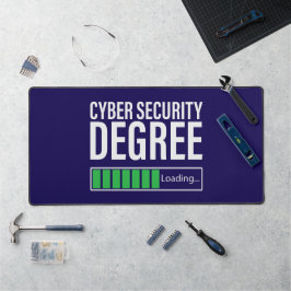Cyber Security Degree Loading, specialist  Schreibtischunterlage
