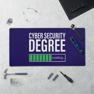 Cyber Security Degree Loading, specialist  Schreibtischunterlage