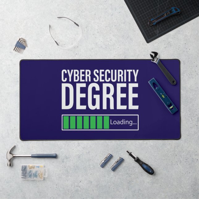 Cyber Security Degree Loading, specialist  Schreibtischunterlage (Arbeitsplatz)