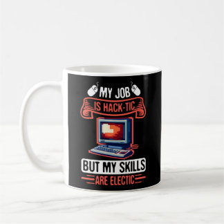 Cyber Security Hacker und Cyber Security Professio Kaffeetasse