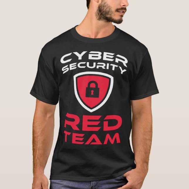 Cyber Security Red Team for all Computer Fan T-Shirt (Vorderseite)