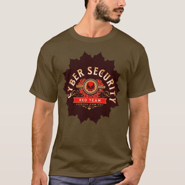 Cyber Security Red Team Sentinel Unisex T-Shirt (Vorderseite)