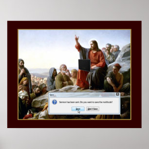 Cyber Sermon Funny Poster