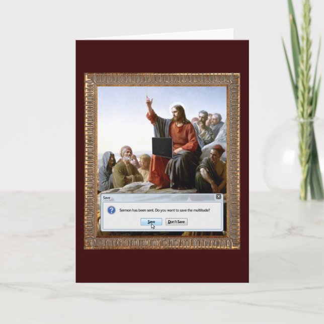 Cyber Sermon Karte (Vorderseite)