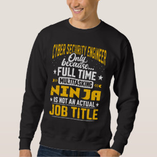 Cyber-Sicherheitsspezialist für White Hat Hacker Sweatshirt