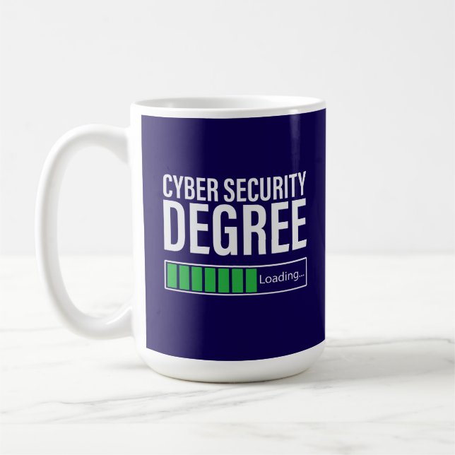 Cyber-Sicherheitsstudium wird geladen, Spezialist  Kaffeetasse (Links)