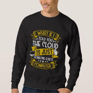 Cyber-Sicherheitsteam und Anti-Malware-Techniker Sweatshirt