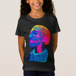 Cyber Skull - Futuristische Anatomie Kunst T-Shirt