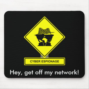 Cyber-Spionage Mousepad