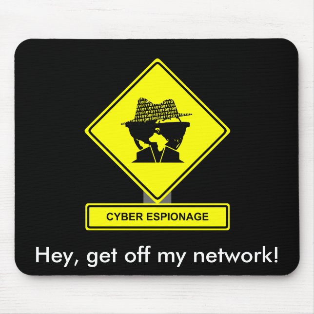 Cyber-Spionage Mousepad (Vorne)