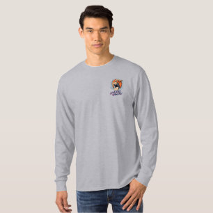 Cyber Tiger   Männer Langarm T-Shirt