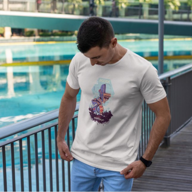 Cyber Urban Sci Fi Evil Robot T-Shirt (Von Creator hochgeladen)