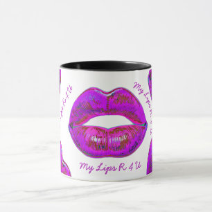 Cyber Venus Lippen  - Meine Lippen sind für Dich.  Tasse