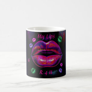 Cyber Venus Lips - Meine Lippen R 4 U Kaffeetasse