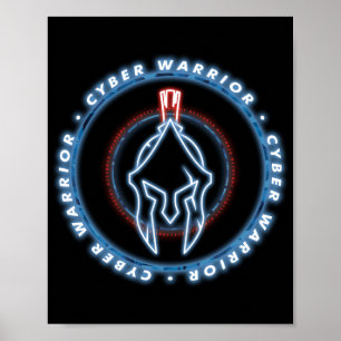 CYBER WARRIOR ABZEICHEN SIEGEL POSTER