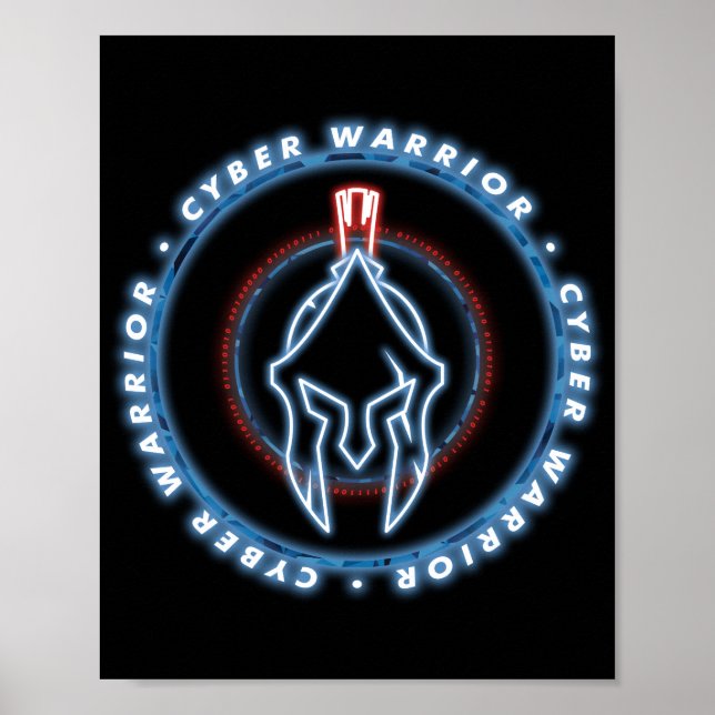 CYBER WARRIOR ABZEICHEN SIEGEL POSTER (Vorne)