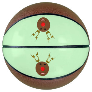 Cyber-Weihnachts-Rentier-Basketbälle Basketball