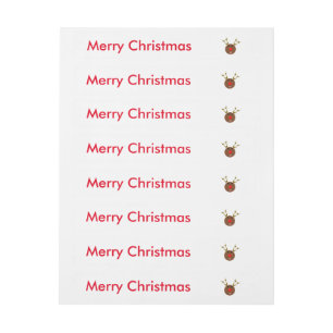 Cyber Weihnachtsbaum - individuelle Labels Rundum-Adressaufkleber