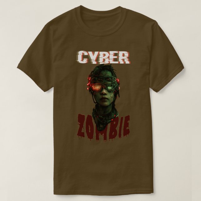 Cyber Zombie T-Shirt (Design vorne)