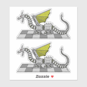 Cyberdrache Aufkleber