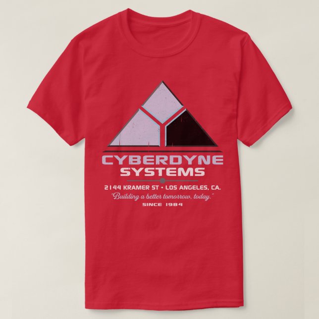Cyberdyne Systems Gebäude morgen besser T-Shirt (Design vorne)