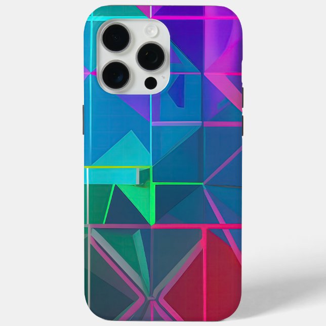 Cybergitter: Ein Lichtspektrum Case-Mate iPhone Hülle (Rückseite)