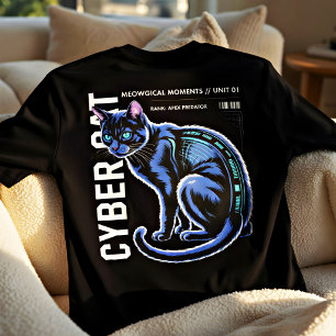 Cyberkatze Apex-Raubtier - Sci-Fi-Geschenk für Kat Tri-Blend Shirt