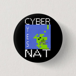 CYBERNAT Abzeichen Button