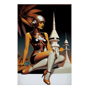 Cybernaut Fashions - Ken Gage Kunst Poster