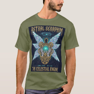 Cybernetic Angel-Shirt Himmlischer Motor Seraphim T-Shirt