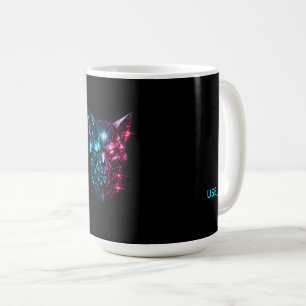 Cybernetic Glitch Schädel Gaming Tasse - SYSTEM_GM
