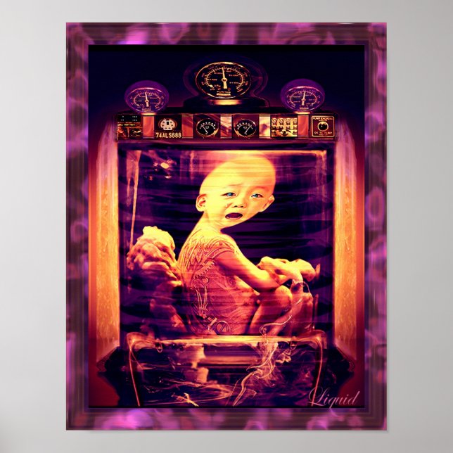 Cybernetic Inkubator Print Poster (Vorne)