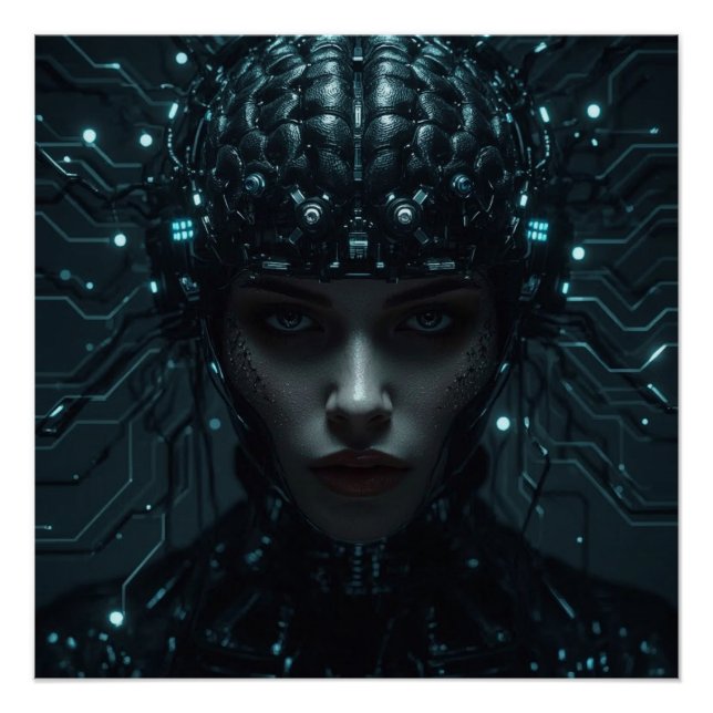 Cybernetic Neuronal Entity Poster (Vorderseite)