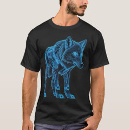 Cybernetic Wolf Guardian T-Shirt