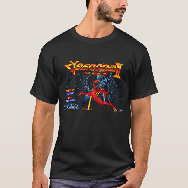 Cybernoid II Titel T - Shirt Retro Gaming Amiga (Vorderseite)