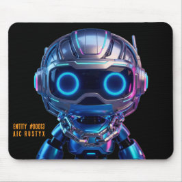 Cyberpunk AI Robot Mouse Pad #00013 | AIC Rustyx Mousepad