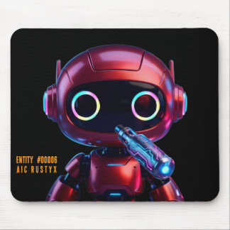 Cyberpunk-AI-Roboter-Mauspad #00006 | AIC Rustyx Mousepad