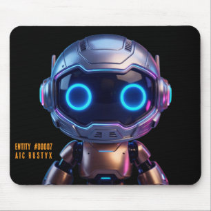 Cyberpunk-AI-Roboter-Mauspad #00007 AIC Rustyx Mousepad
