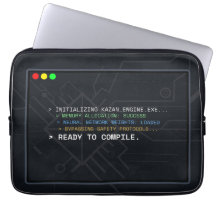 Cyberpunk-AI-Terminal-Bootsequenz-Laptop-Hülle