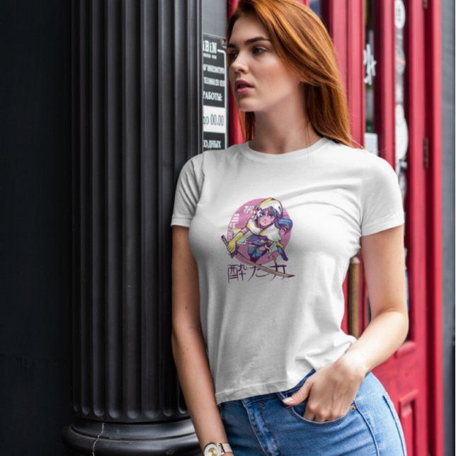 Cyberpunk Anime Girl T-Shirt (Von Creator hochgeladen)