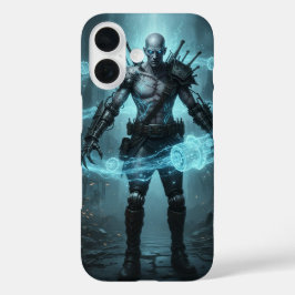 Cyberpunk Cyborg Core iPhone 16 Hülle