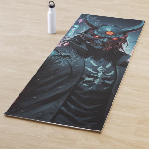 Cyberpunk Demon Samurai Yogamatte