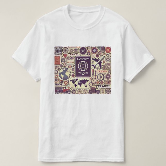 Cyberpunk-Design T-Shirt (Design vorne)